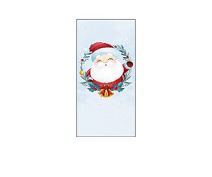 Painel De Festa Vertical 1,00 x 2,00 - Papai Noel Cute 037