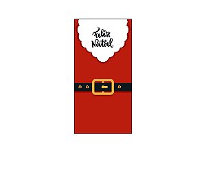 Painel De Festa Vertical 1,00 x 2,00 - Natal Roupas do Papai Noel 051