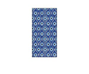 Painel De Festa Vertical 1,00 x 2,00 - Olho Grego Azul 005