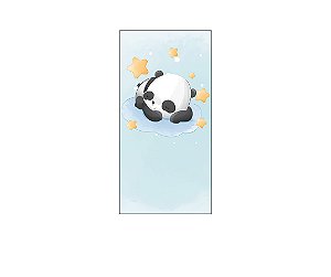 Painel De Festa Vertical 1,00 x 2,00 - Panda Azul 001