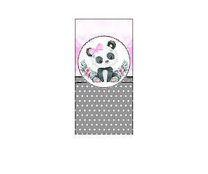 Painel De Festa Vertical 1,00 x 2,00 -  Panda Aquarela 002