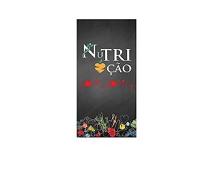 Painel De Festa Vertical 1,00 x 2,00 - Profissão Nutrição 013