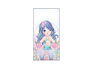 Painel De Festa Vertical 1,00 x 2,00 - Sereia Candy 006