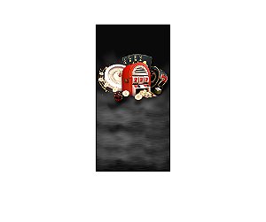 Painel De Festa Vertical 1,00 x 2,00 - Cassino Jogos 001