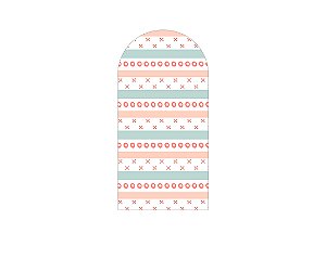Painel Romano Veste Fácil 1,00x2,00 - Arco-íris Boho 001
