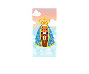 Painel De Festa Vertical 1,00 x 2,00 - Nossa Senhora Cute Céu 002