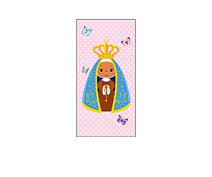 Painel De Festa Vertical 1,00 x 2,00 - Nossa Senhora Cute Borboletas 003