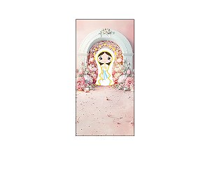 Painel De Festa Vertical 1,00 x 2,00 - Santa Nossa Senhora de Lourdes Cute 041