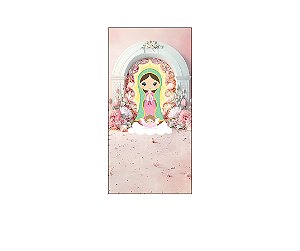 Painel De Festa Vertical 1,00 x 2,00 - Santa Nossa Senhora Virgem de Guadalupe Cute 045