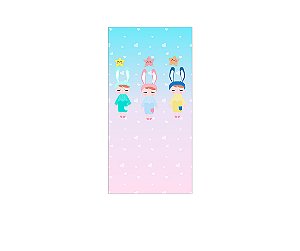 Painel De Festa Vertical 1,00 x 2,00 - Boneca Metoo Desenho Estrelas 012