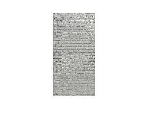 Painel De Festa Vertical 1,00 x 2,00 - Efeito Tijolinhos Branco Realista 012