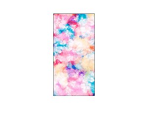 Painel De Festa Vertical 1,00 x 2,00 -  Tie Dye Candy Colors 003