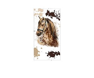 Painel De Festa Vertical 1,00 x 2,00 - Cavalo Aquarela 018