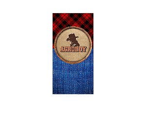 Painel De Festa Vertical 1,00 x 2,00 - Agroboy Efeito Jeans 029