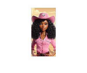 Painel De Festa Vertical 1,00 x 2,00 - Boneca Boiadeira Country 034