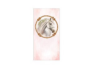 Painel De Festa Vertical 1,00 x 2,00 - Cavalo Branco Aquarela 035