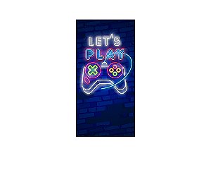 Painel De Festa Vertical 1,00 x 2,00 - Let's Play Jogos 012