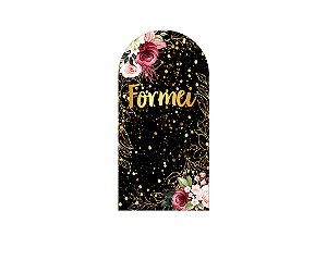Painel De Festa Romano 1,00x2,00- Formei Flores e Brilhos 018