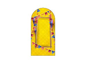 Painel De Festa Romano 1,00x2,00- Festa Junina Amarelo 032