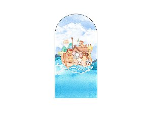 Painel De Festa Romano 1,00x2,00- Animais Arca de Noé 006