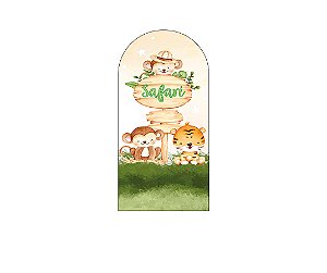 Painel De Festa Romano 1,00x2,00- Safari Clean 020