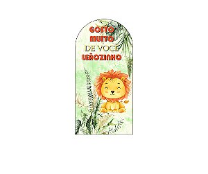 Painel De Festa Romano 1,00x2,00- Safari Leãozinho Cute 025