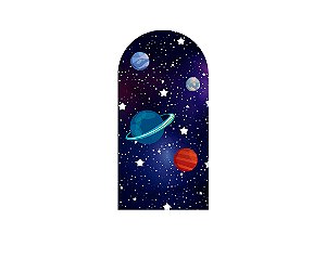 Painel De Festa Romano 1,00x2,00- Astronauta Galáxia 003