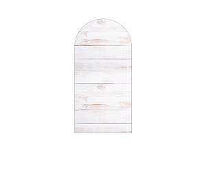 Painel De Festa Romano 1,00x2,00- Enfim Casados Efeito Madeira 023