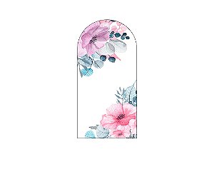 Painel De Festa Romano 1,00x2,00- Borboletas e Flores 008