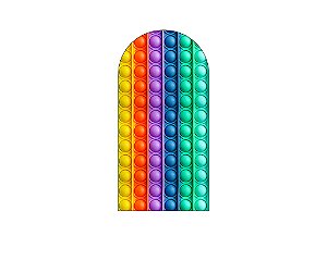 Painel De Festa Romano 1,00x2,00- Push Pop It 002
