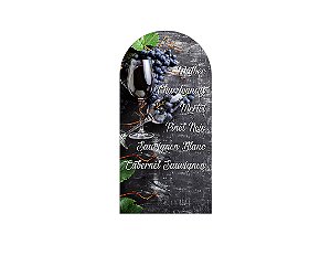 Painel De Festa Romano 1,00x2,00- Boteco Taça de Vinho 011