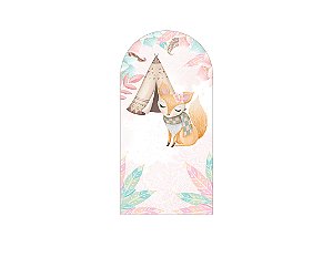 Painel De Festa Romano 1,00x2,00- Bosque Roposa Boho 009