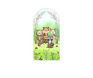 Painel De Festa Romano 1,00x2,00- Bosque dos Animais 018