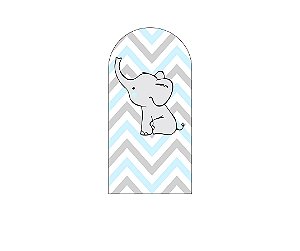 Painel De Festa Romano 1,00x2,00- Chá de Bebê Elefante Cute 003