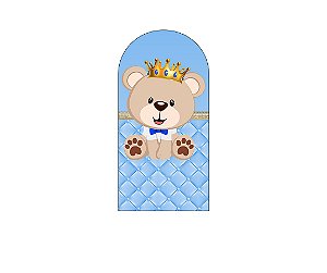 Painel De Festa Romano 1,00x2,00- Chá de Bebê Urso Principe Azul 066
