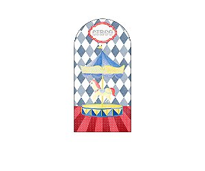 Painel De Festa Romano 1,00x2,00- Circo Clássico Aquarela 018