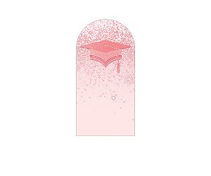 Painel Romano Veste Fácil 1,00x2,00 - Formatura Rosa 015