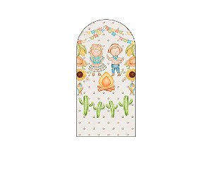 Painel Romano Veste Fácil 1,00x2,00 - Festa Junina São João Caipirinhas Aquarela 043