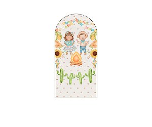 Painel Romano Veste Fácil 1,00x2,00 - São João Caipirinhas Aquarela 044