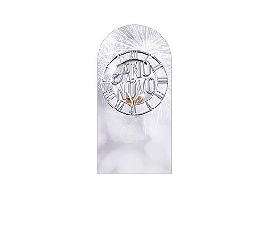 Painel Romano Veste Fácil 1,00x2,00 - Ano Novo Prateado Taças 008