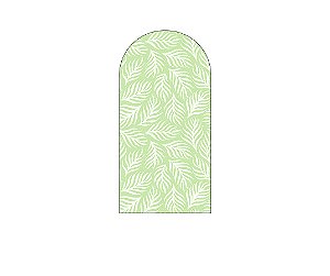 Painel Romano Veste Fácil 1,00x2,00 - Safari Folhagens 001