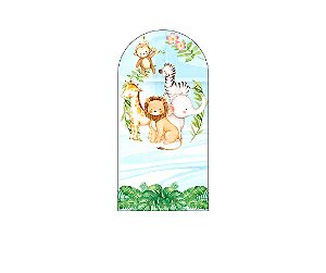 Painel Romano Veste Fácil 1,00x2,00 - Safari Azul Aquarela 031