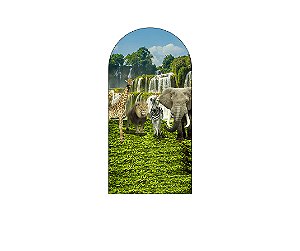 Painel Romano Veste Fácil 1,00x2,00 - Safari Animais Realista 033