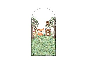 Painel Romano Veste Fácil 1,00x2,00 - Safari Animais Cute 049