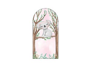 Painel Romano Veste Fácil 1,00x2,00 - Safari Coala Rosa 052