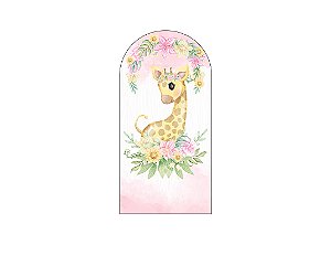 Painel Romano Veste Fácil 1,00x2,00 - Safari Girafinha Floral 059