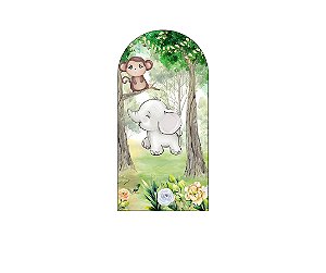 Painel Romano Veste Fácil 1,00x2,00 - Safari Macaco Cute 079