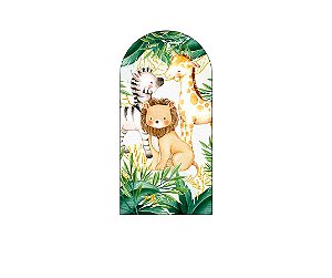 Painel Romano Veste Fácil 1,00x2,00 - Safari Animais e Vegetação 088