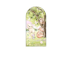 Painel Romano Veste Fácil 1,00x2,00 - Bosque Cute 101