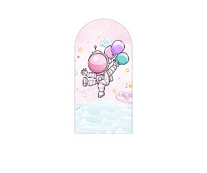 Painel Romano Veste Fácil 1,00x2,00 - Astronauta Rosa 009